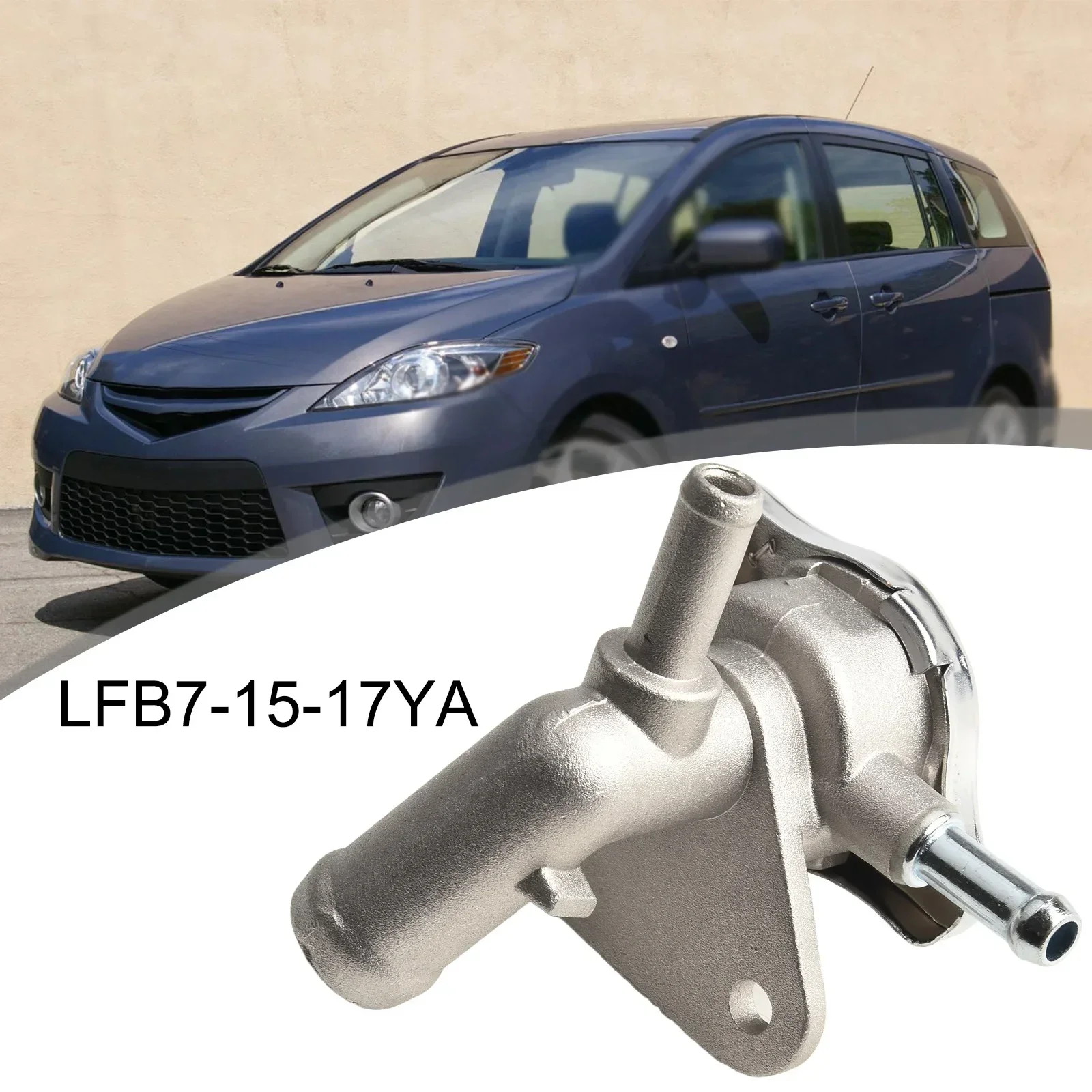Aluminum Radiator Filler Neck With Cap for Mazda 5 2006-2010 LFB7-15-17Y Auto Parts