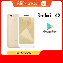 

Xiaomi Redmi 4X smartphone 4000mAh Snapdragon 435 13.0MP rear camera mobile phone Android cellphone