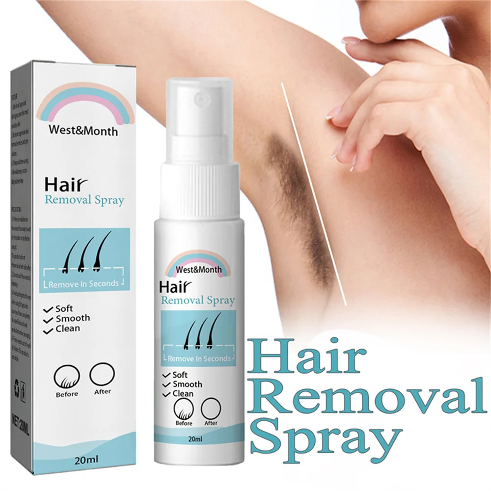 Spray depilatório permanente indolor para corpo e pernas_voghion.com