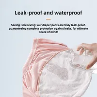 Slip d'incontinence respirant unisexe, ensemble de culottes, sous-vêtements anti-fuite pour femmes, culotte grande taille, Lingerie pour femmes 5