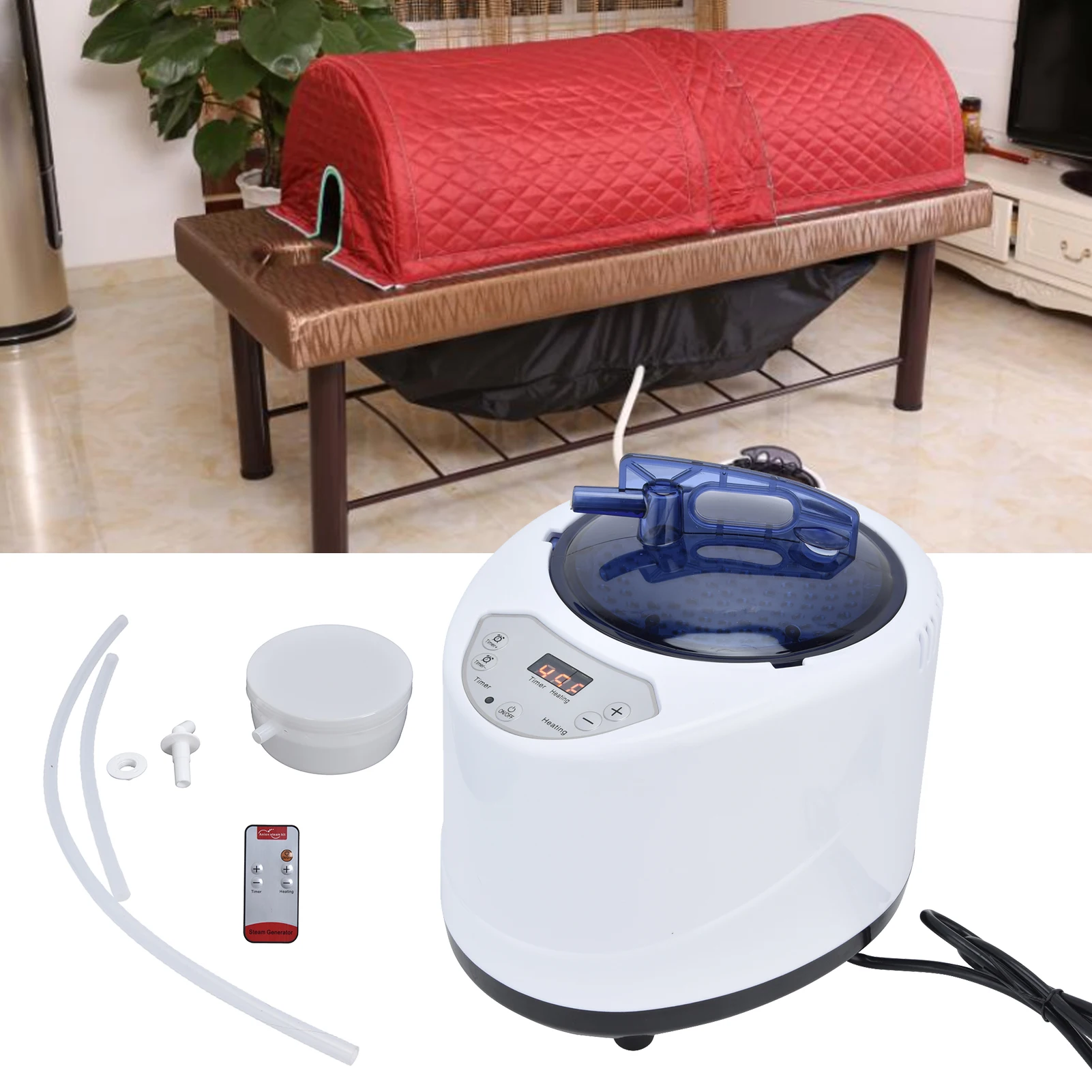 1000W Household Sauna Room Steamer Sauna Steamer Pot Machine Portable Steam Generator Fumigation Machine H portable steam sauna steam generator