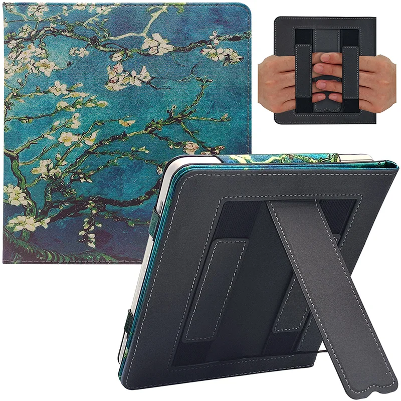 Custodia Per Sleepcover Kobo Libra H2O Per 7 Pollici Kobo Libra H2O (Rilascio 2019) Ereader Doppia Staffa Portatile Copertura Magnetica Portatile