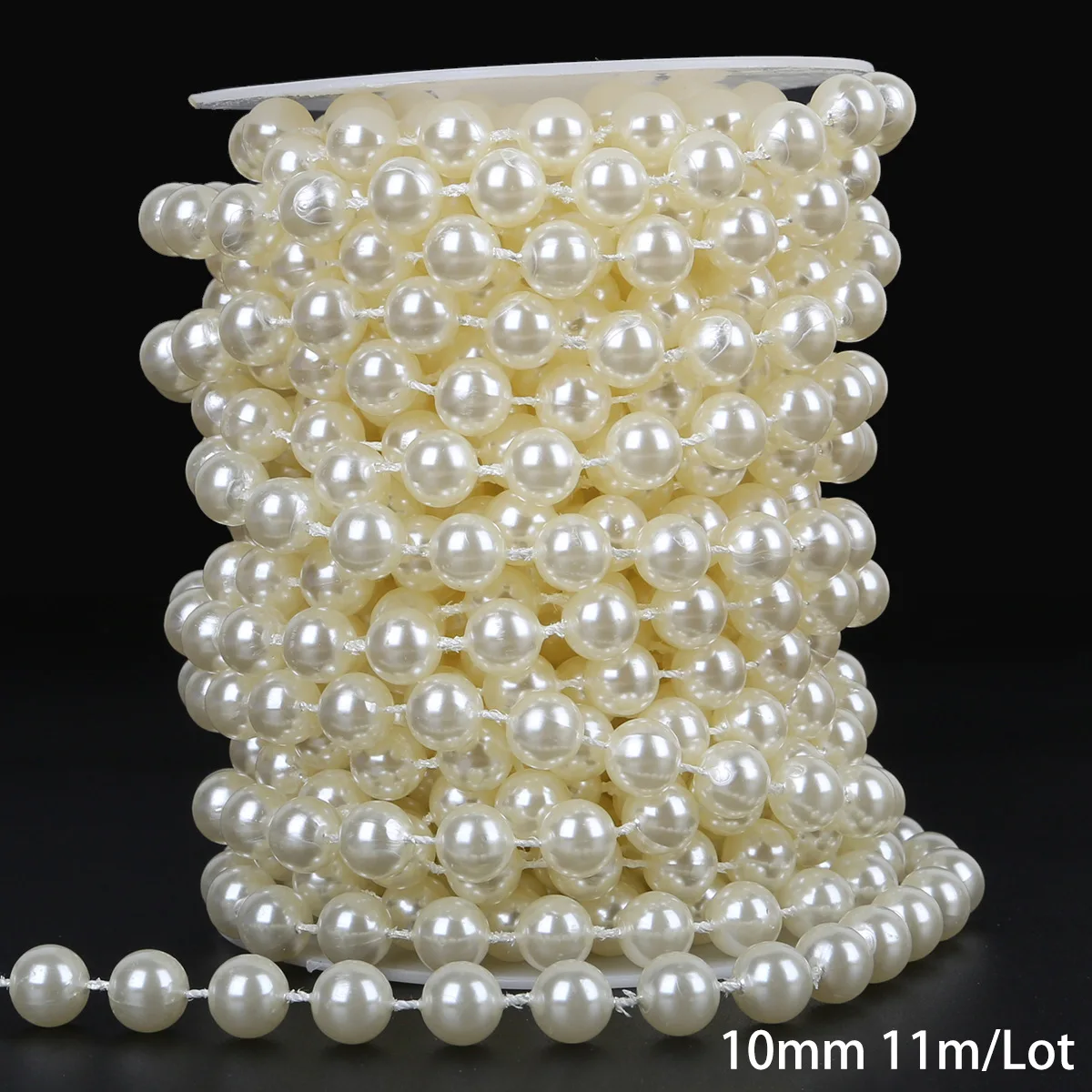Artificial Pearls String Beads Chain Garland Flowers 1Lot for Wedding Party Christmas Tree Decoration DIY Gift Party Supplies
