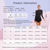 Women Adults Figure Skating Lyrical Modern Dance Dress Competition Costume Mesh Splice Leotards Dress Gymnastic Ballet Dancewear - Image 6