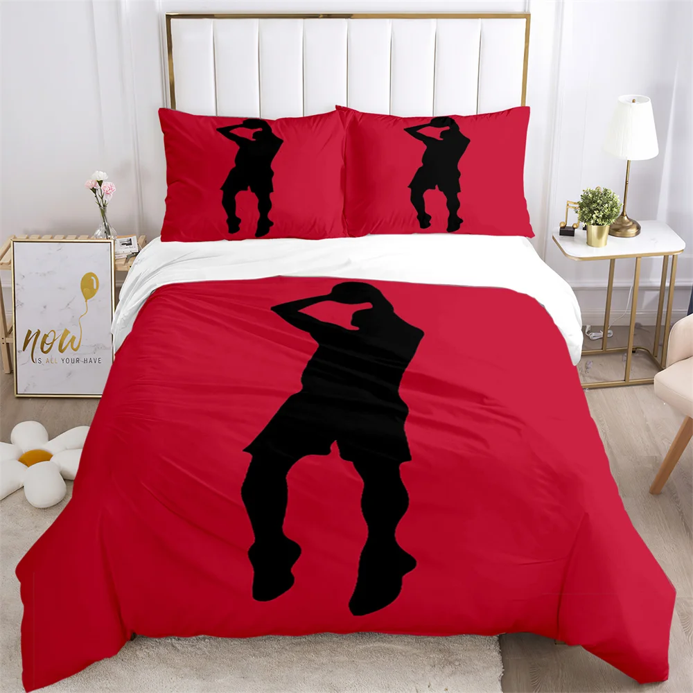 

Basketball Print Three Piece Bedding Set Fashion Article Children or Adults for Beds Quilt Covers PillowcasesThree-piece bed set