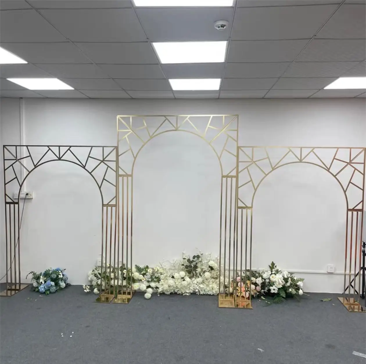 

Metal Wedding flower Arch Frame Circle gold Wedding Props Stage Background Wreath Backdrop Round square Arch wedding decoration