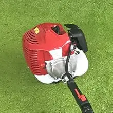 Verbesserter handgehaltener Gasbesen, 2-Takt 52 cc Benzin-Besenreiniger-Werkzeuge, Rasenkehrmaschine zum Reinigen der Auffahrt – Detail 3