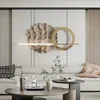 Italian Light Luxury Metal Wall Decoration Home Living Room Wrought Iron Wall Decor Creative Bedroom Bedside Hanging Decoration 4
