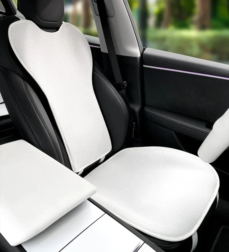 Ice Silk Cushion for Tesla Model 3 Highland 2025 Seat Cover Summer Breathable Co