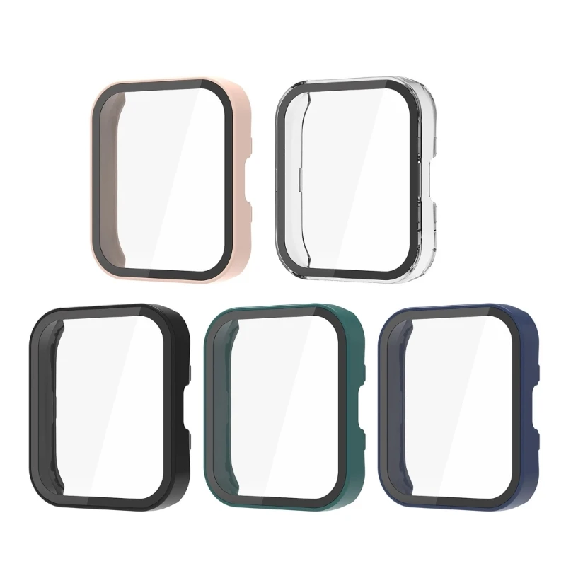 

PC Case with Tempered Glass Film for Bip 5 Wristwatch Protective Cover Smartwatch Housing Screen Protector