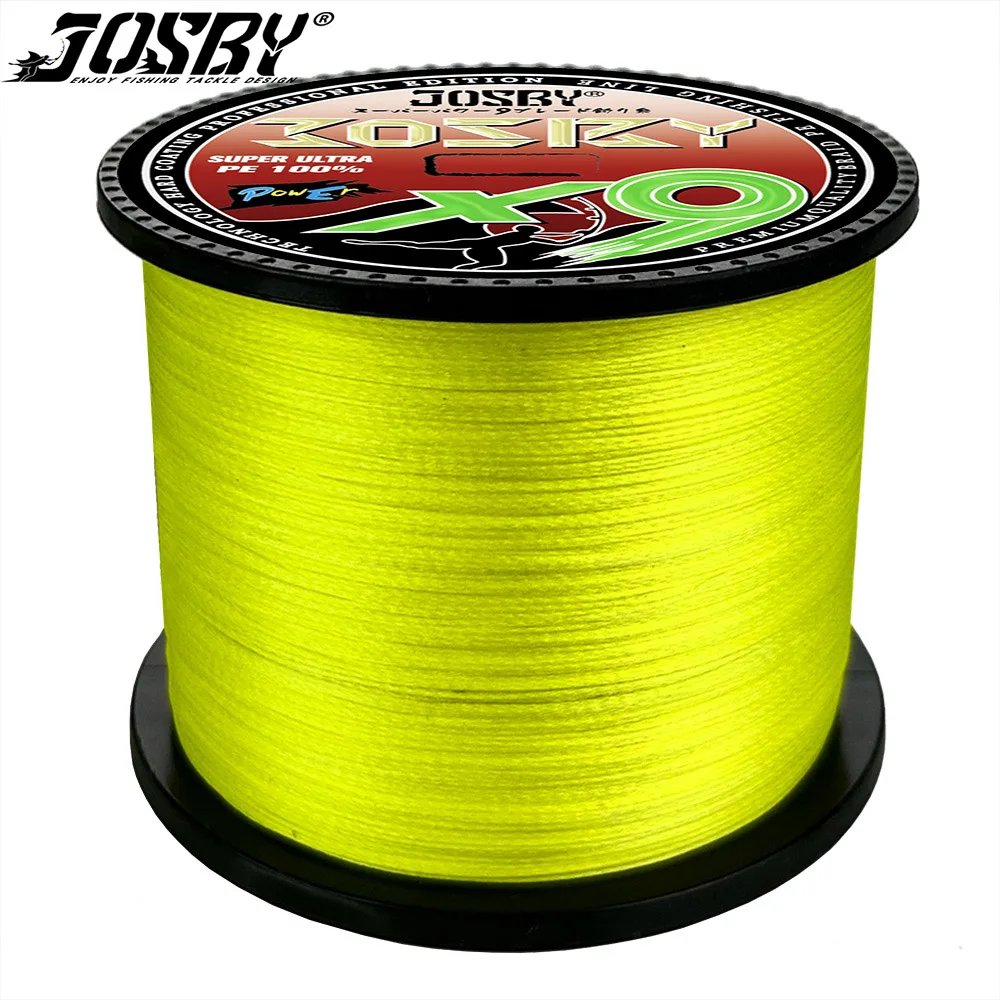 

Плетёная рыболовная леска JOSBY, 9 нитей, 300/500/1000 м