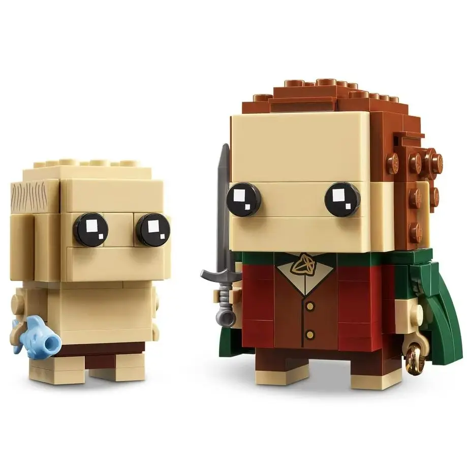 LEGO BrickHeadz Frodo \u0026 Gollum 40630 The Lord of The Rings lego minifiguren  bouwset voor kinderen verjaardagscadeau 184pzs - AliExpress, image size:919x919