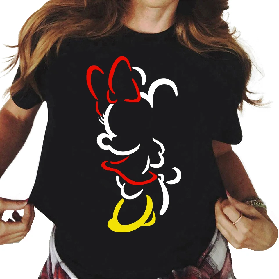 Disney minnie mouse T shirt women cute 