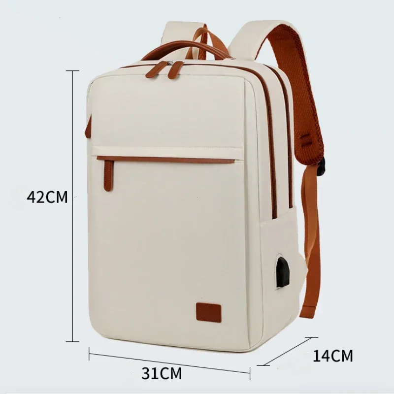 Fashion 15.6-Inch Laptop Business Backpack Classic Men Backpack Women Large Capacity Travel Laptop Backpacks Student School Bag