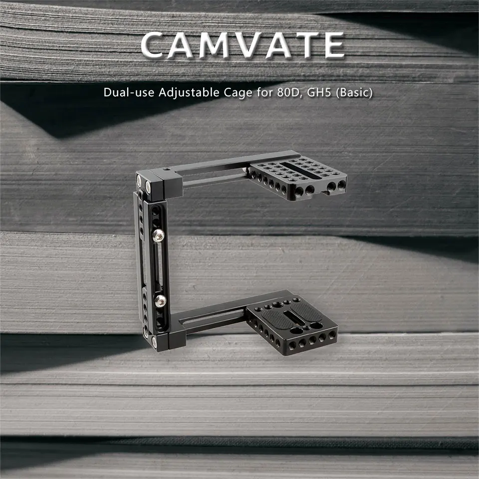 Camera Cage Rig For Canon 60D/70D/80D/5D MarkII 5D MarkIII/5DS/5DSR/Nikon D3200/