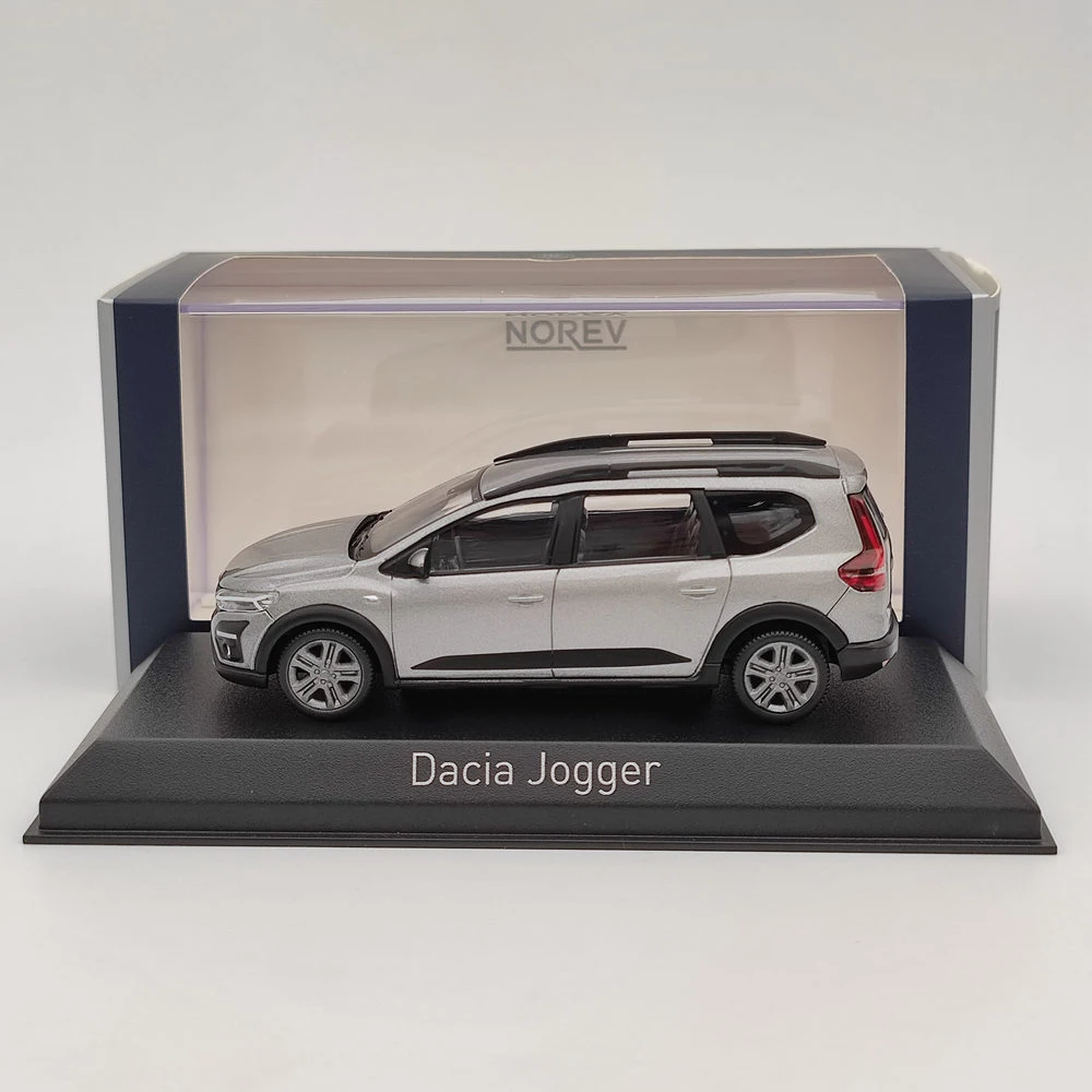 1/43 Norev Per Dacia Jogger 2022 Moonstone Silver Diecast Models Car Christmas Gift Limited Collection