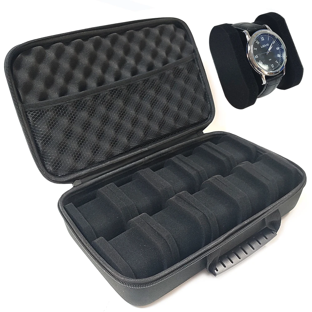 Colorful Shockproof EVA Watch Storage Case - Portable Protective Organizer Bag