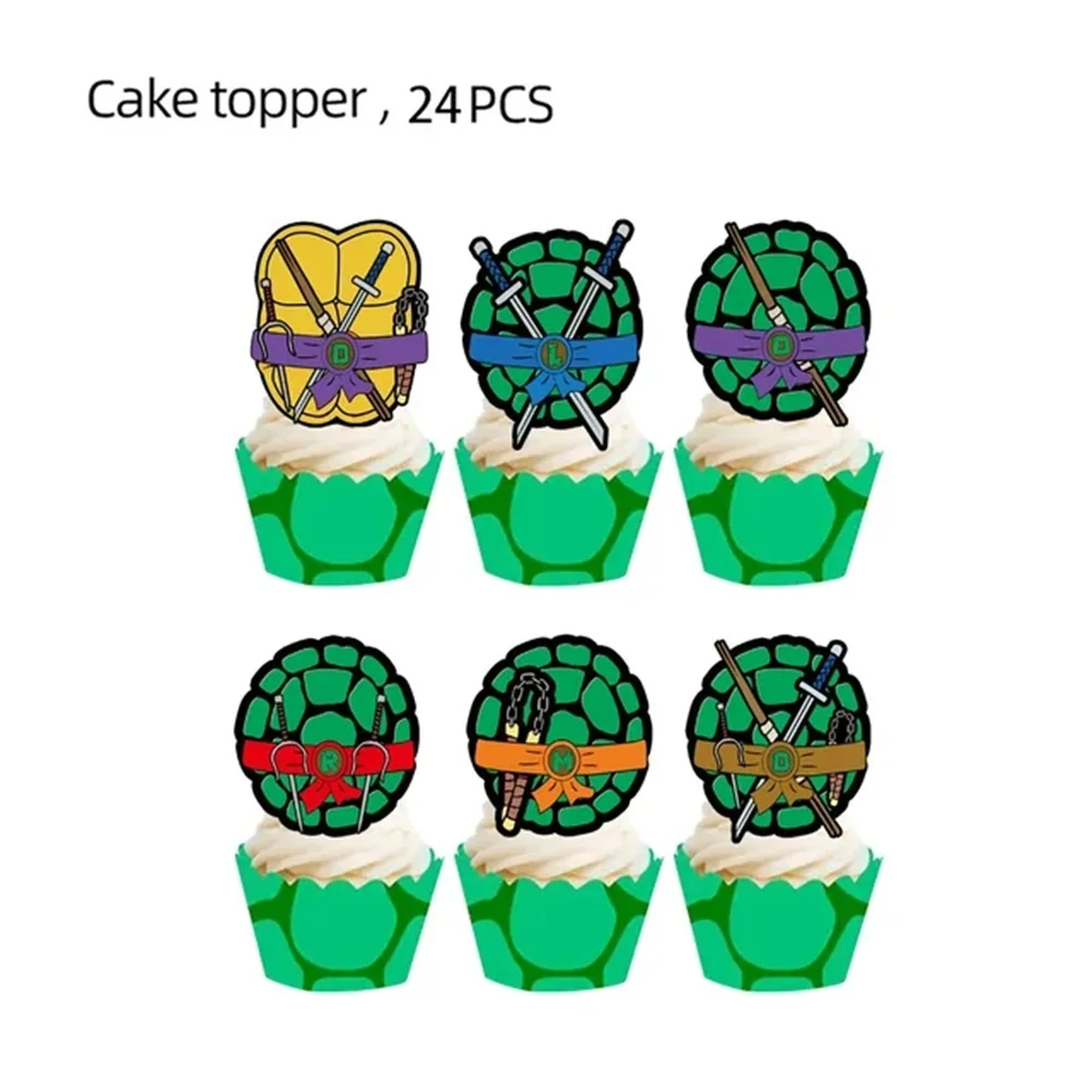 24pcs cake topper