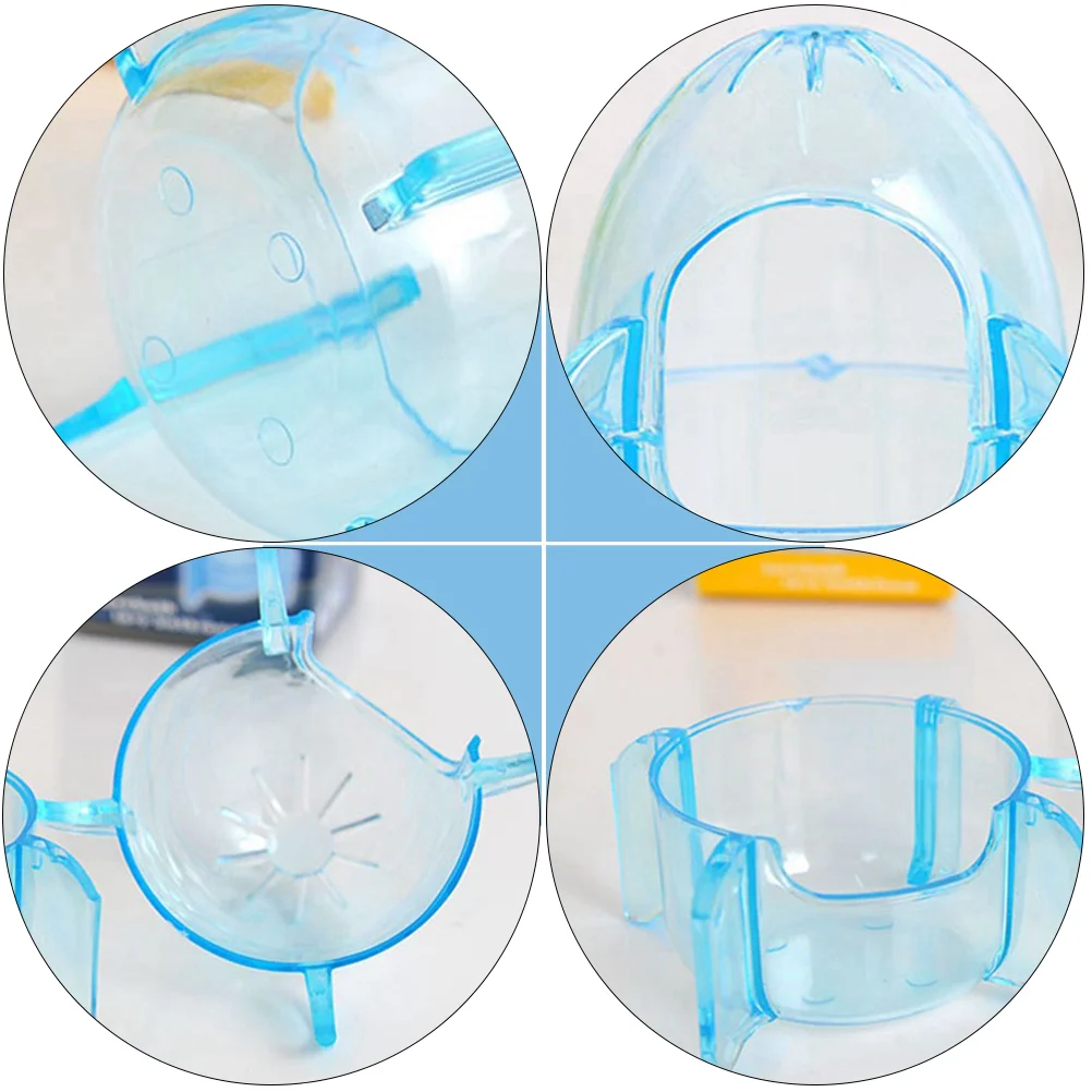 2 PCS Hamster Bathroom Toy Sturdy Bathtub Plastic Bathing Basin Small Practical