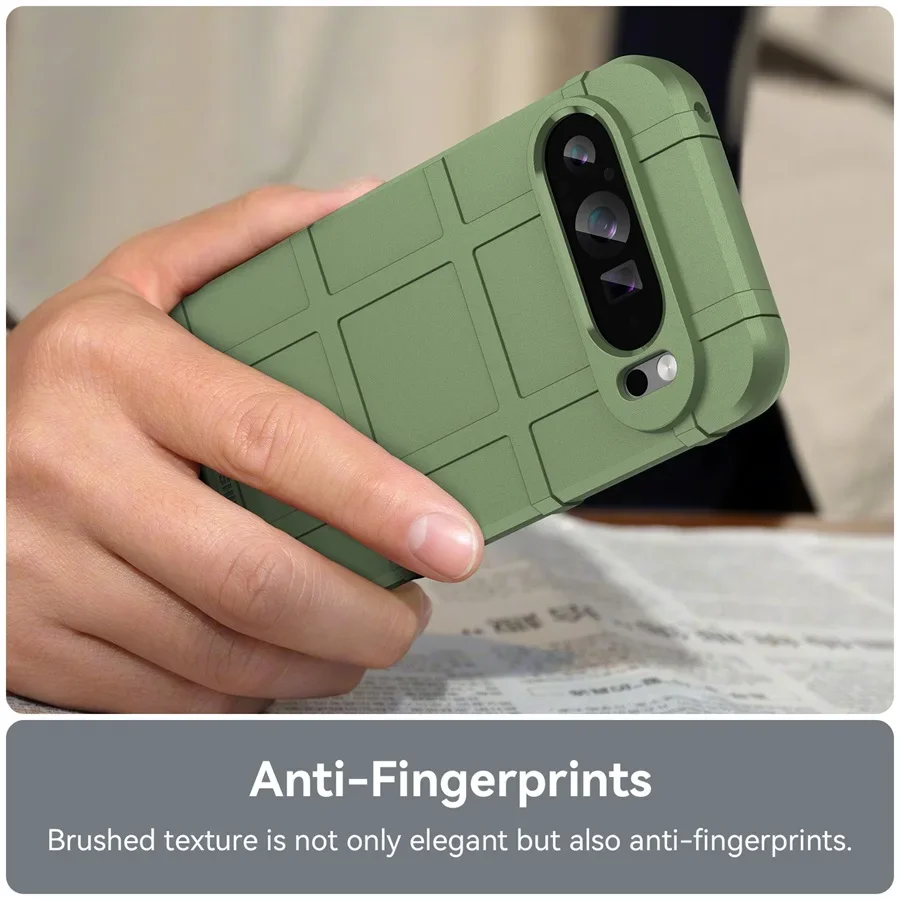 Google Pixel 9 Pro XL 8 7 8A Rubbe Kılıf Anti-Şok Sağlam Hibrit TPU Darbeye Dayanıklı Kapak için Otter Armor Kılıf Kutusu_voghion.com