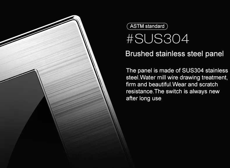 Fast charging plug socket stainless steel finish