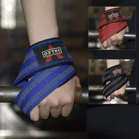 1Pair Figure 8 Weight Lifting Straps DeadLift Strap for Powerlifting Weightlifting Lifting Gym Wrist Wraps Fitness Bodybuilding 1