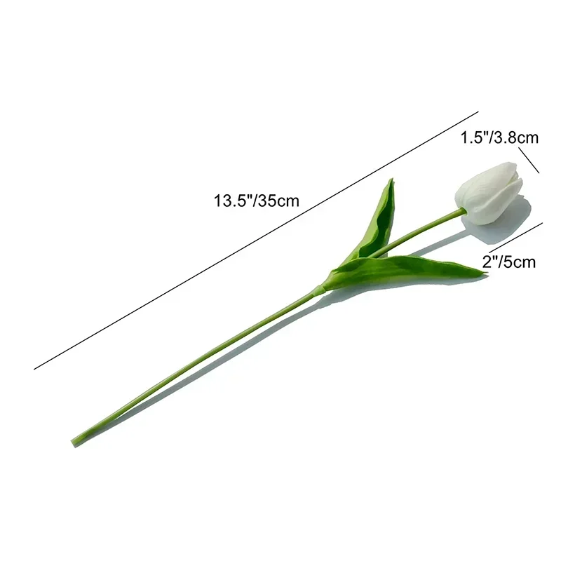 Artificial Plants Artificial Flowers Artificial Tulip Flower Artificial Flower Bouquet Artificial Flower Tulip Flower Bouquet PE Foam 5PCS