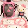 Cartoon Sanrio Hello Kitty Plush Keychain Kawaii Camera Kt Plush Pendant Anime Peripheral Stuffed Toys Zipper Decoration Gifts 4