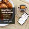 ThermoPro TP904 Bluetooth-connected APP Wireless 135M Dual Probes Digital Meat Thermometer, Kitchen Thermometer with Alarm Timer 2