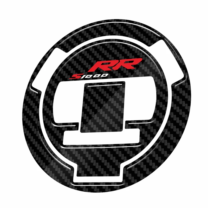 Motorcycle Gas Fuel Tank Cap Cover Pad Protector Decals Sticker 5D For S1000RR 2009-
