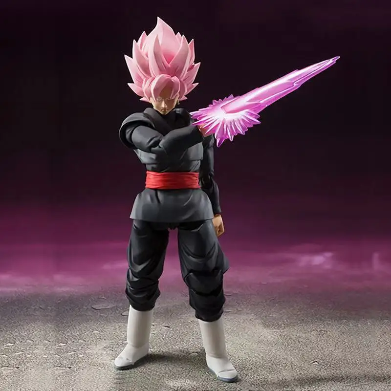 

Original Bandai Shfiguarts Dragon Ball Super Goku Black Zamasu Anime Pvc Action Figure Toys For Boys Kids Children Birthday Gift