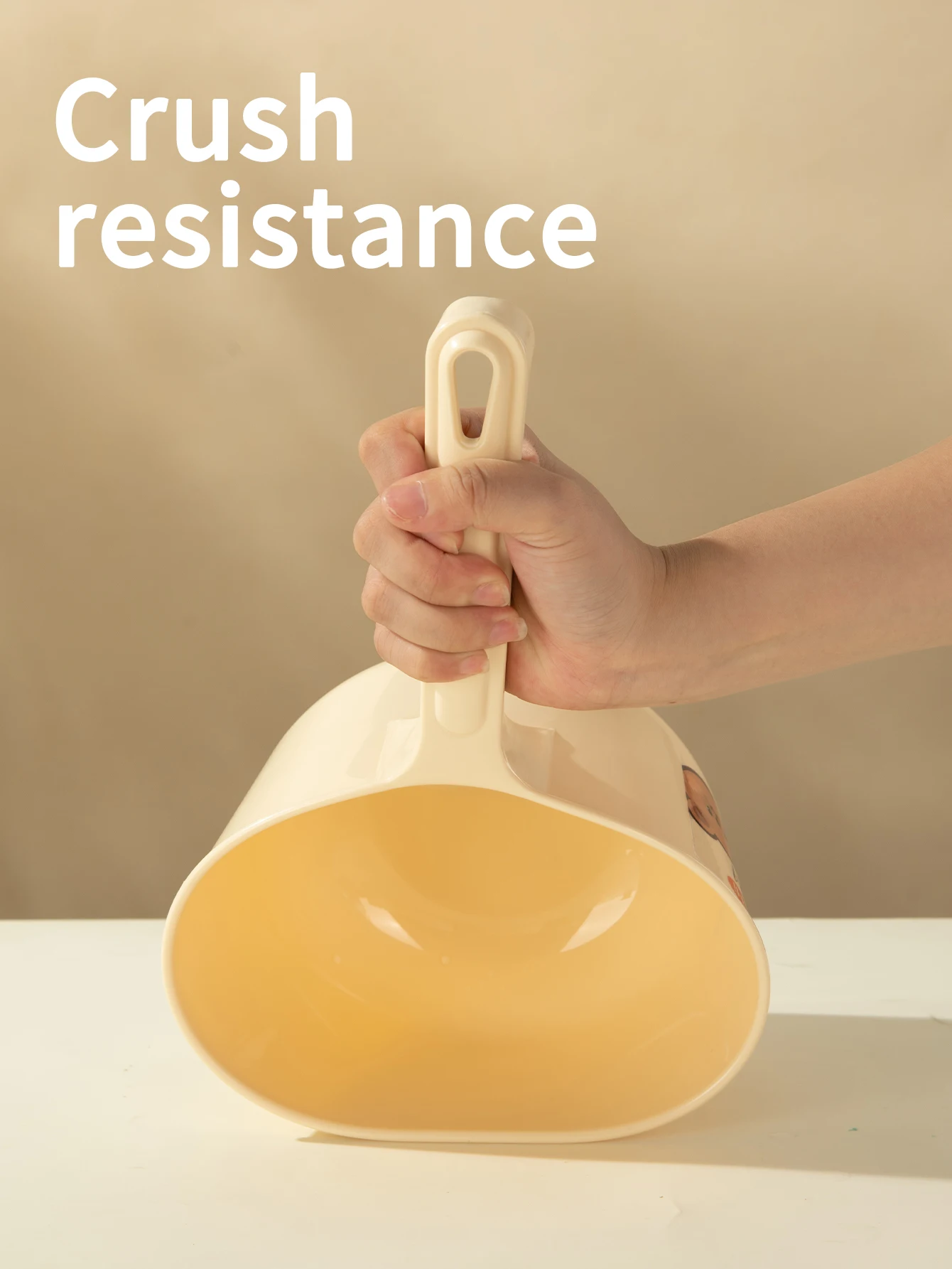 Thickened Plastic Water Scoop Long Handle Large Capacity Water Ladle Fruit Vegetable Container Kitchen Accessories plastic water ladle