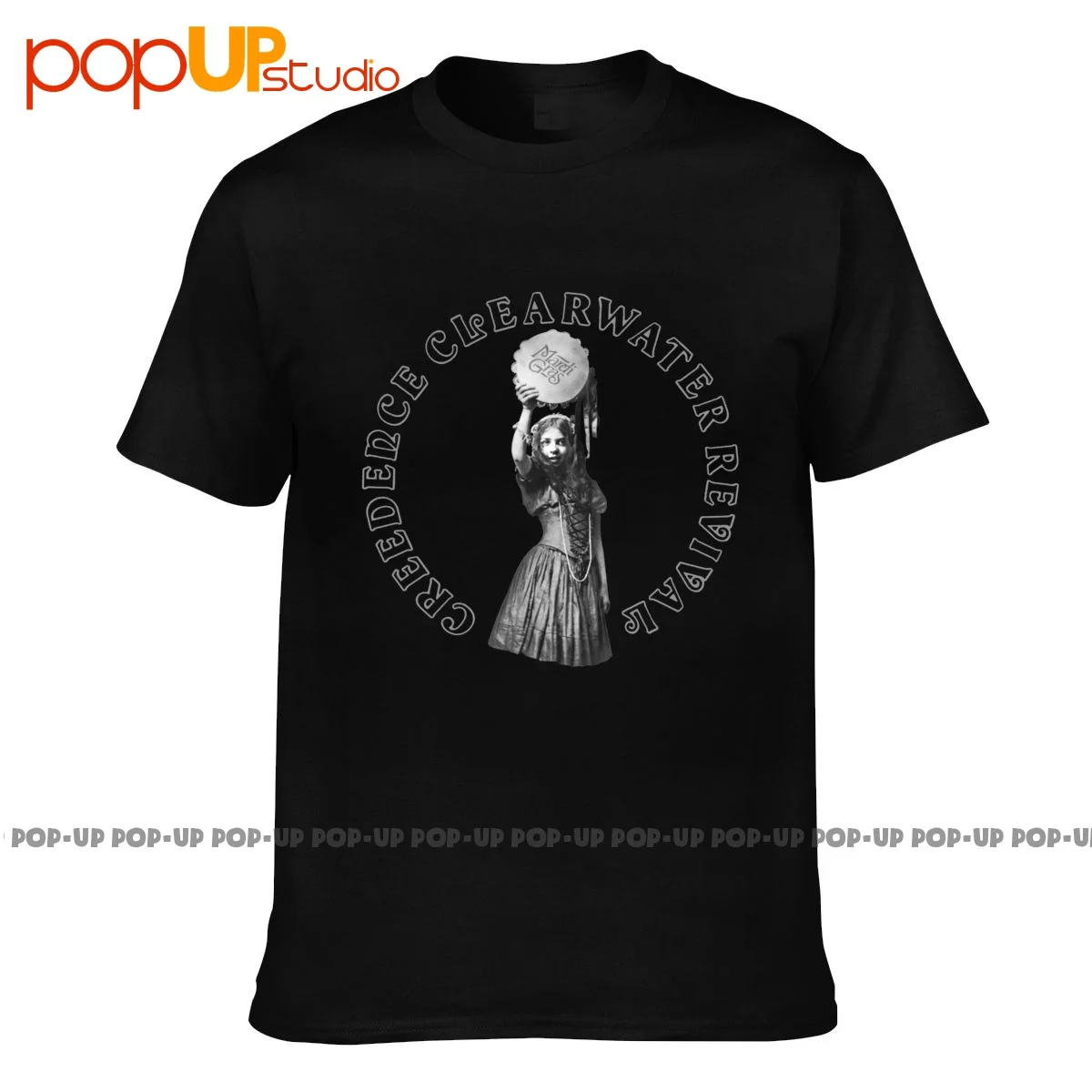 Creedence 596 Revival Ccr Mardi Gras 1972 John Fogerty T-Shirt Tee Shirt Carino Migliore Qualità