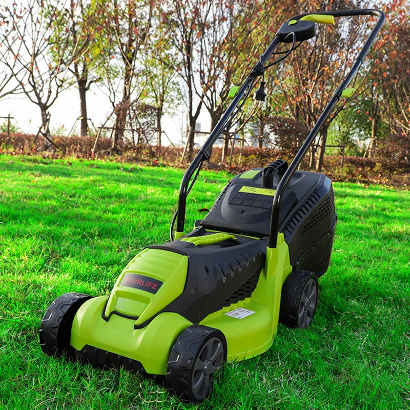 1600WElectricLawnMowerHandPushGrassCuttingMachineHousehold