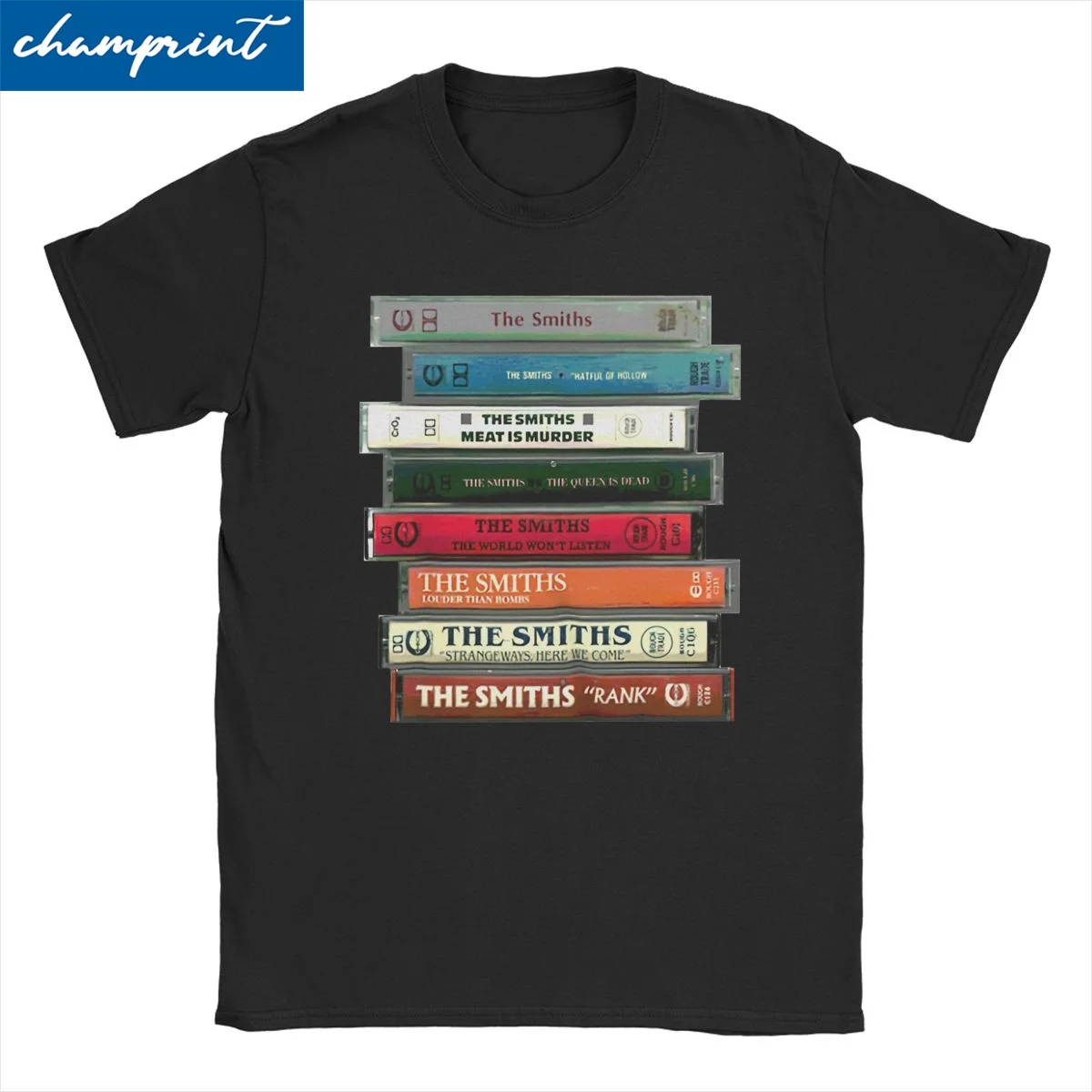 Cassette Da Donna Da Uomo Musica British Rock Band Maglietta Vintage The Smiths Pure Cotton Clothes Novità Tees Plus Size T-Shirt