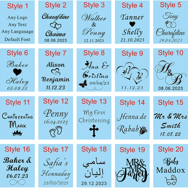 행사에 독특함을 더하는 맞춤형 아크릴 태그