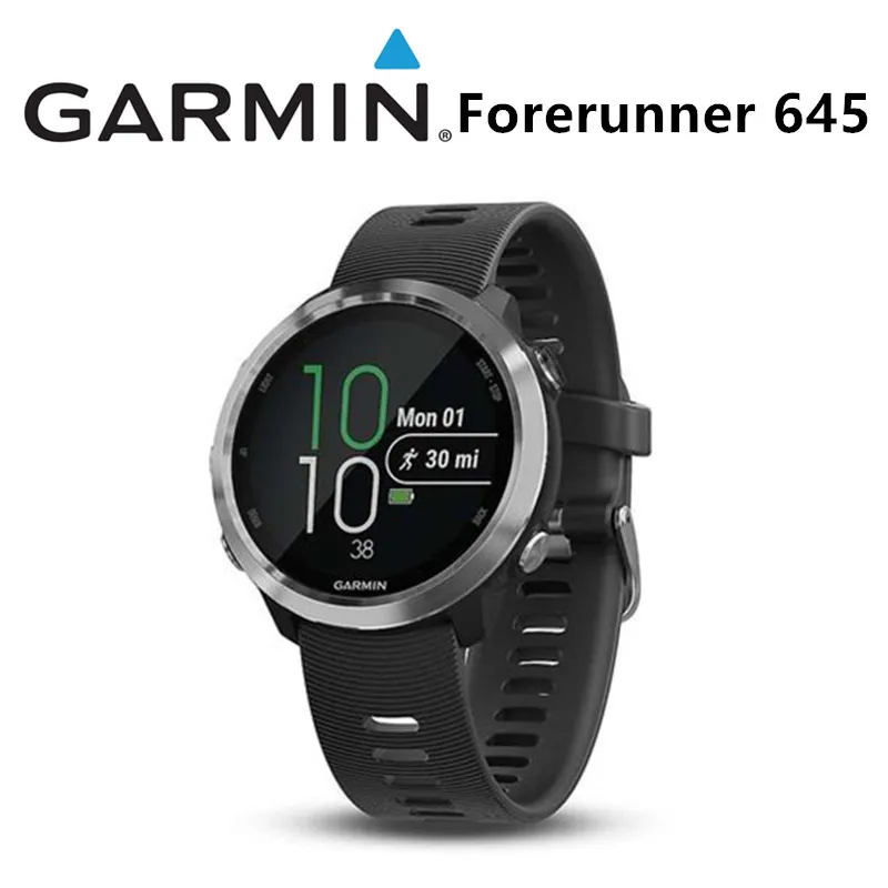 Original Garmin Forerun 645 GPS Heart Rate Sports Watch supports