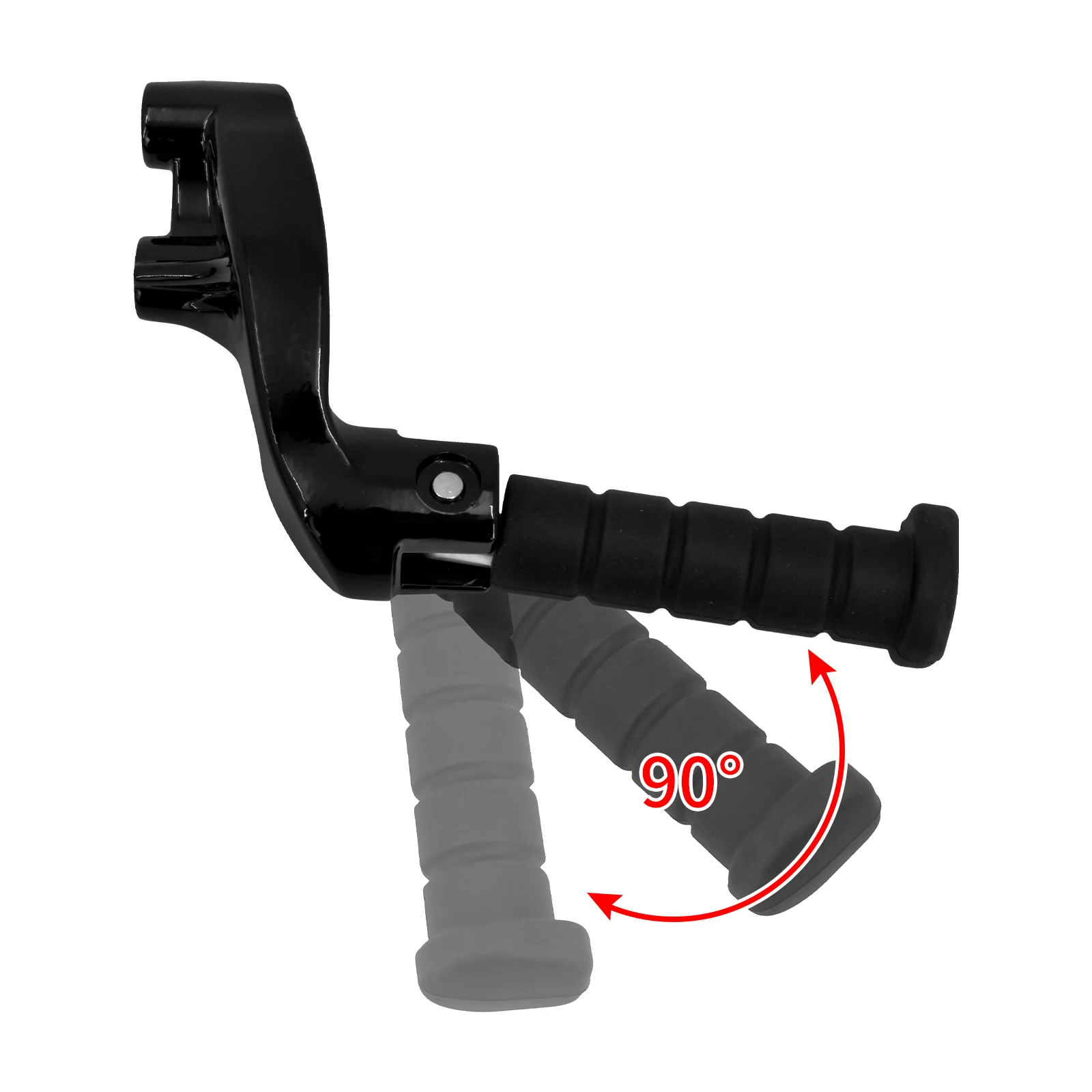 Motorcycle Rear Footrest Passenger Foot Pegs Mounting Bracket Black 2x For Indian Scout Bobber-Scout Sixty -