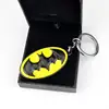 Marvel Avengers Batman Keychain Badge Metal Pendant Keychain Car Bag Keychain Fashion Jewelry Accessories Gift 3