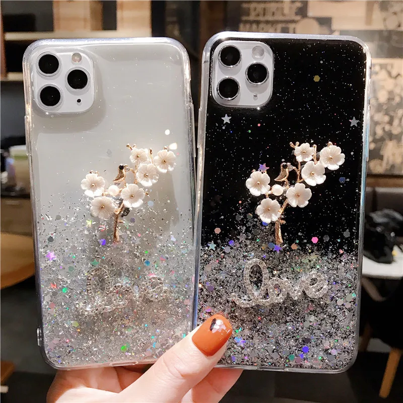 Atlanta Dream iPhone Glitter Case with Confetti Design