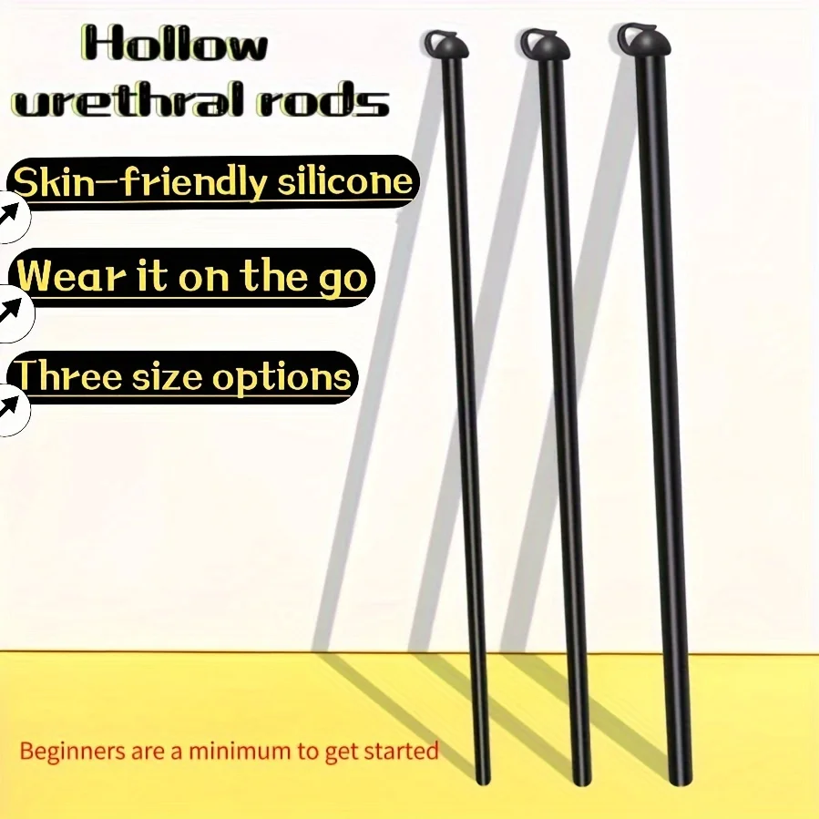 Male Urethral Probe Stick Hollow Horse Eye Stick Penis Plug Urethral Dilator Male Masturbation Stimulation Adult Sex Toys penis sex toys