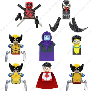 WM blocks TV6205 TV1033~TV1040 Anime Movies Disney Heroes Bricks Dolls Mini Action Toy Figures Assemble Blocks Kids Toys Gifts