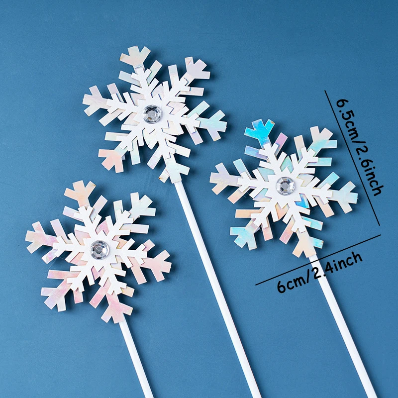 טופרס לקאפקייקים של נסיכת הקרח מלכה חג המולד טופרס לעוגת שלג ילדים יום הולדת שמח מסיבת עוגה קישוט למסיבת תינוקות חתונה