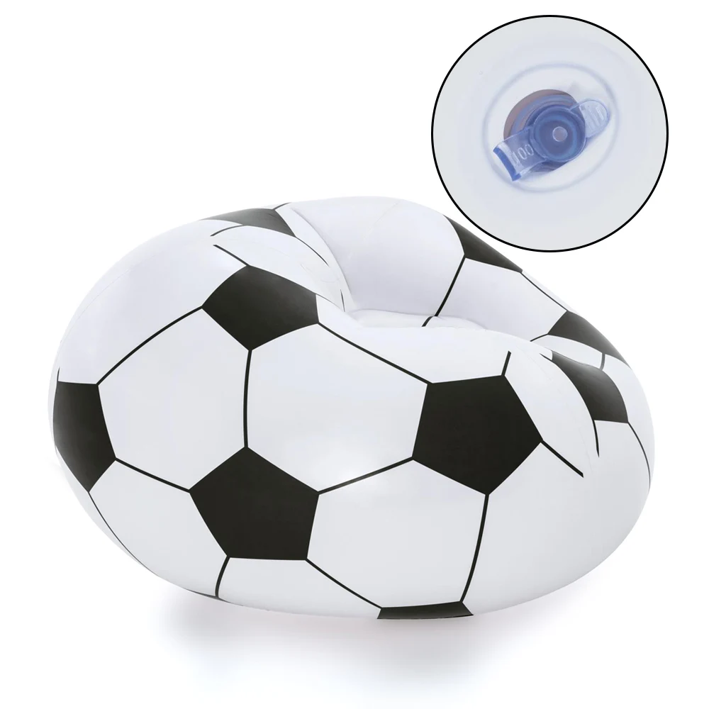 PVC Football Shaped Inflatable Chair for Home and Outdoor inflatable sofa