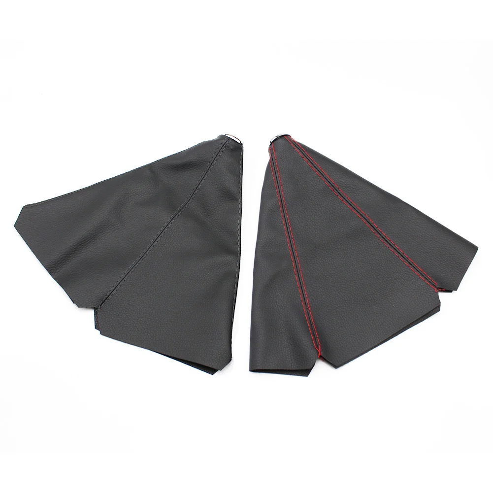 Car accessories Universal Gear Shift Collars Covers PU Leather Gear Stick Shift Shifter Knob Cover Handball Boot Gaiter