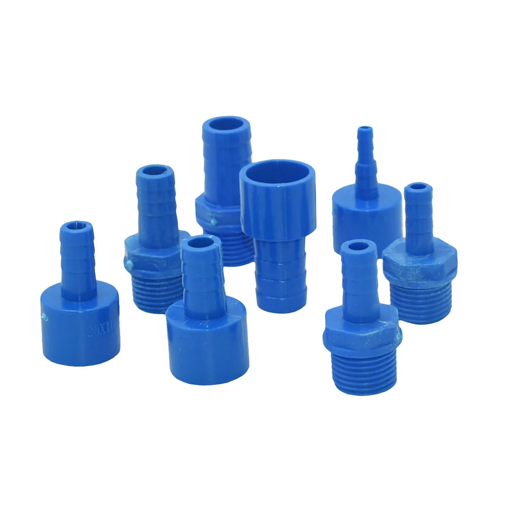 Id 20mm 1/2 Thread To 8/10/12/16mm Pvc Hose Barb Connector Garden Hose Barb Coupler Fitting Farm