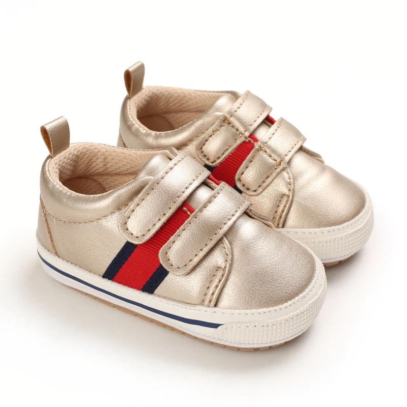 Baby Walking Shoes Golden Baby First Walkers Shoes Gold Princess Shoes Comfortable Soft Soled Non Slip Walking Shoes Pre-Walkers