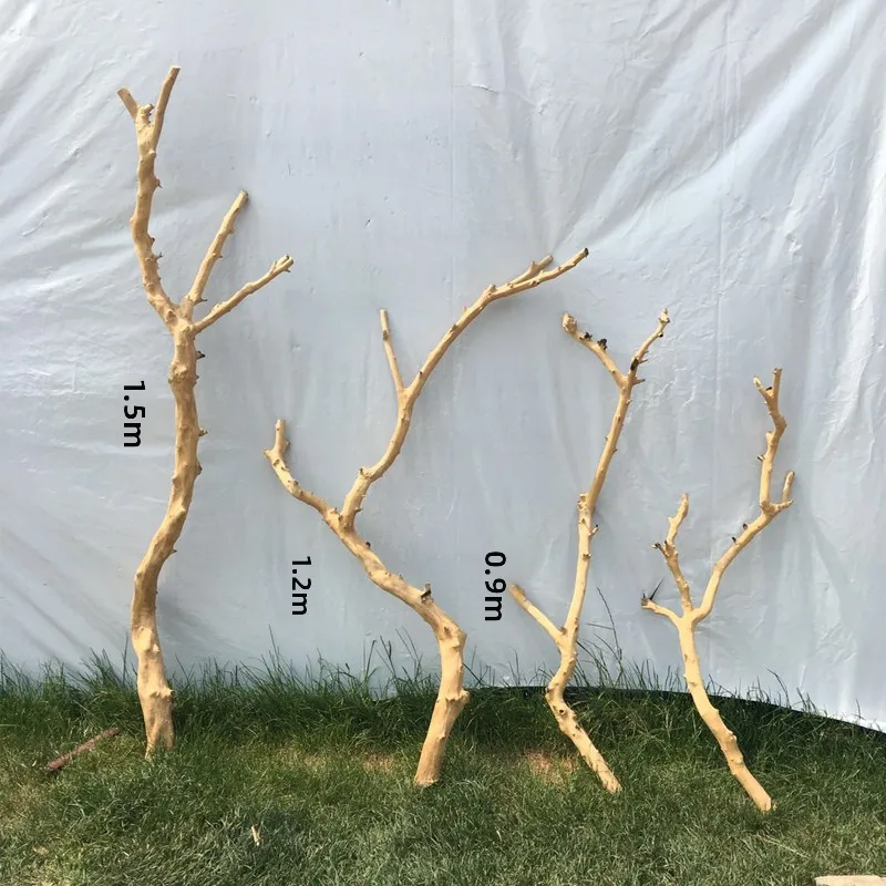 Wall Hanging Dry Branch Wood Coat Hook Ceiling Mounted Dried Wood Branch Decoration Ornamental Dry Branches l Wood Crt