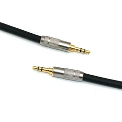 Premium Gold - Plated 3.5mm Audio Cable - 5m (SilverTRS Black)