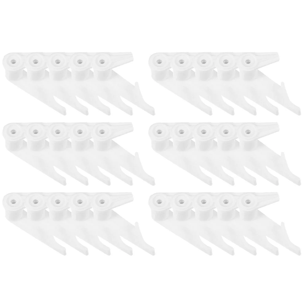 

30 Pcs Shade Buckle Lamp Fixed Ceiling Light Clasp Thickened Home Decor for Plastic Fixing Parts Buckles Clip